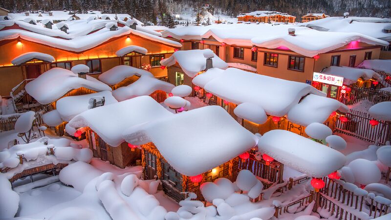 Chinas_snow_town_draws_visitors_with_unique_scenery - My Global News: Young Voices China's snow town draws visitors with unique scenery