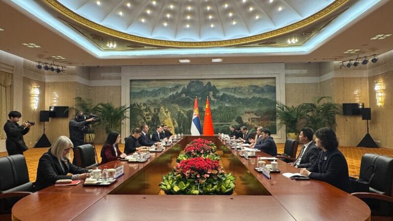 Chinese, Serbian FMs meet in Tianjin