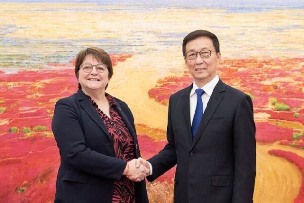 China and France Team Up for a Better World! ππ€ Chinese VP meets French delegation to bilateral high-level dialogue