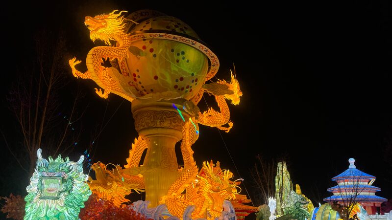 Live: Explore splendid lantern show in Beijing to embrace the New Year