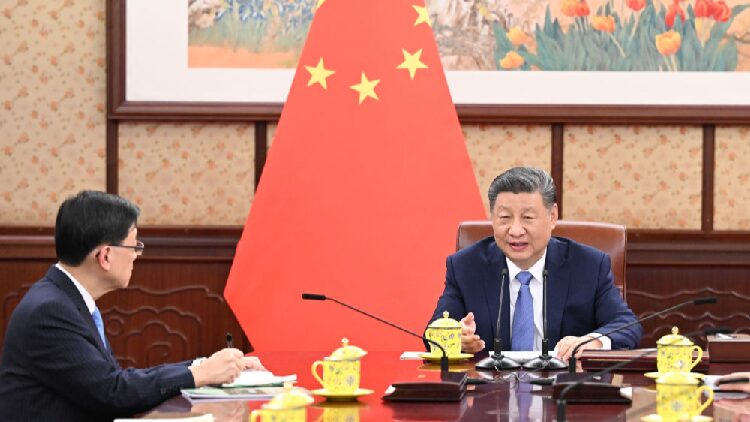 Hong Kong’s Leader John Lee Meets President Xi Jinping in Beijing! Xi Jinping hears report from HKSAR chief executive