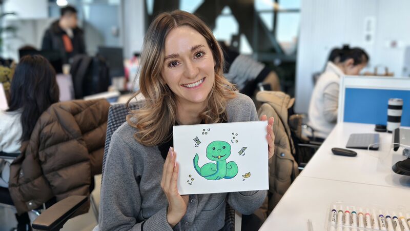 A_snake_painting_that_beckons_wealth_poster - My Global News: Young Voices A snake painting that beckons wealth video poster