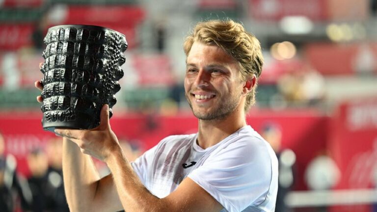 Alexandre Muller of France wins ATP Hong Kong Open