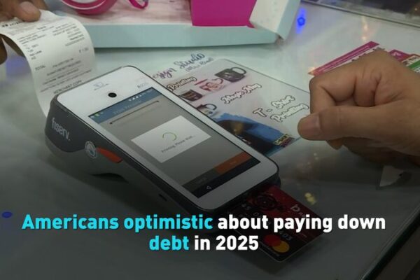 Americans Hope to Pay Off Credit Card Debt in 2025 😊 Americans optimistic about paying down debt in 2025 video poster