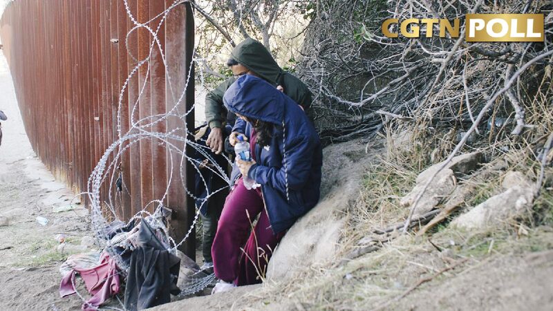 CGTN Poll: Immigration issue used to obscure poor governance in U.S.