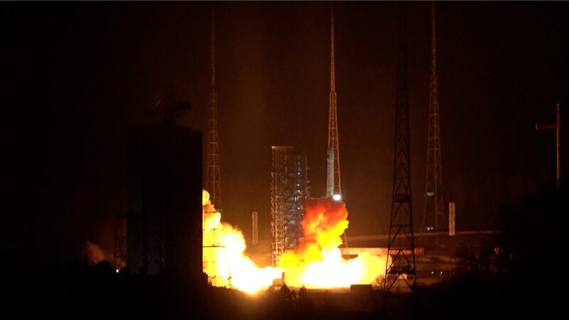 China launches new communication technology test satellite video poster
