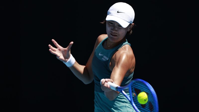 Chinese players fall short in women's singles at Australian Open