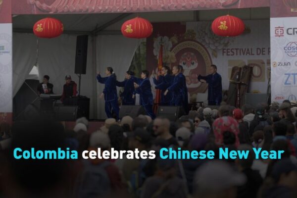 Colombia Celebrates Chinese New Year with Joyful Festivities Colombia celebrates Chinese New Year video poster