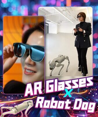 Robot Dogs and AR Glasses: The Tech Duo Saving Lives! ๐๐ถ๏ธ Cutting-edge duo for rescue: AR glasses and robot dog video poster