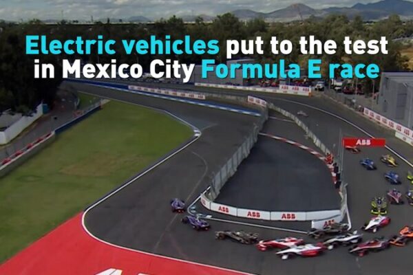 Electric Cars Zoom in Mexico City Formula E Race! Electric vehicles put to the test in Mexico City Formula E race video poster