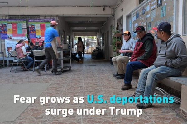 Why People Are Feeling Scared: Deportations Rise in the U.S. Fear grows as U.S. deportations surge under Trump video poster