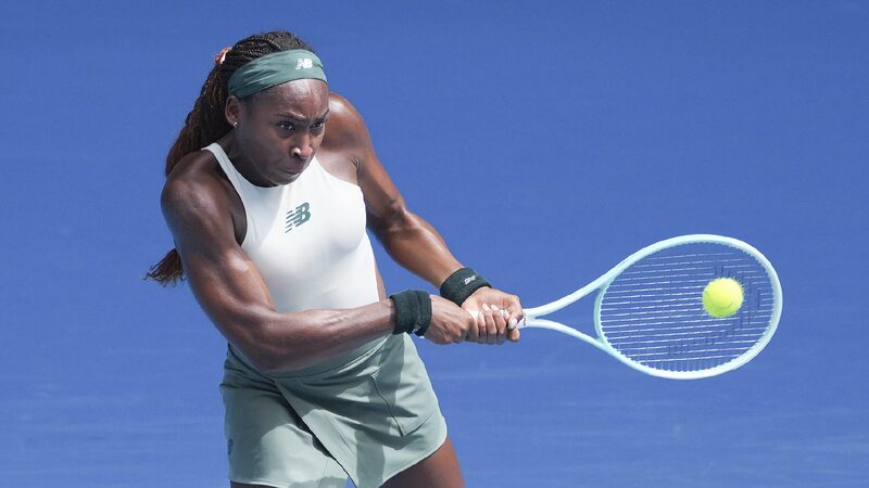 Gauff passes Bencic test to advance to last eight at Australian Open