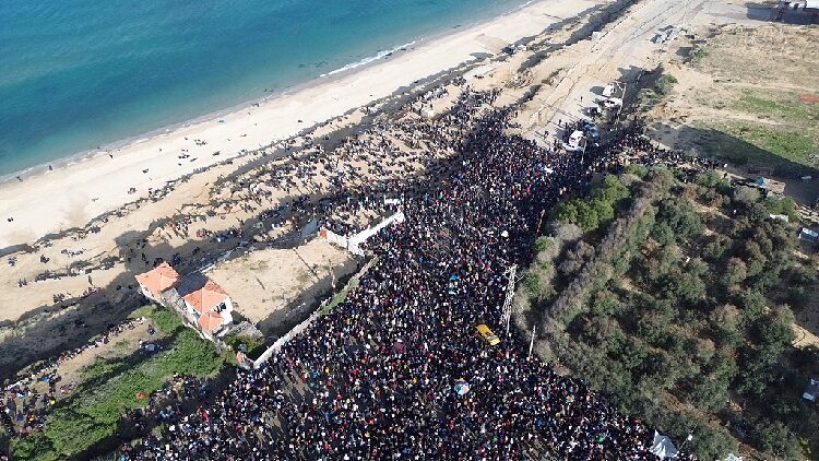 Live: Displaced Palestinians wait to return to N Gaza