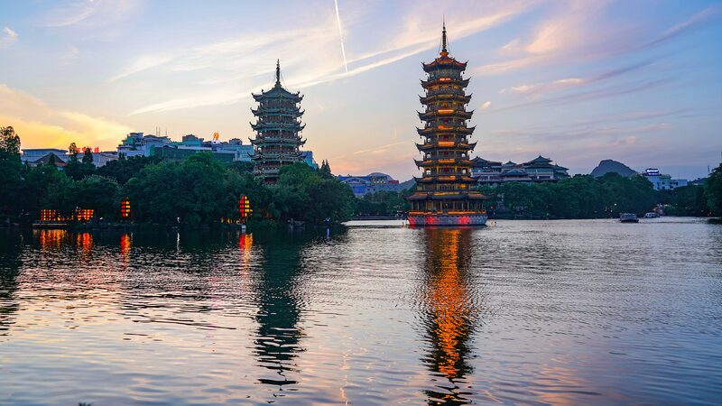 Live: The Sun and Moon Pagodas – Guangxi's twin architectural marvels