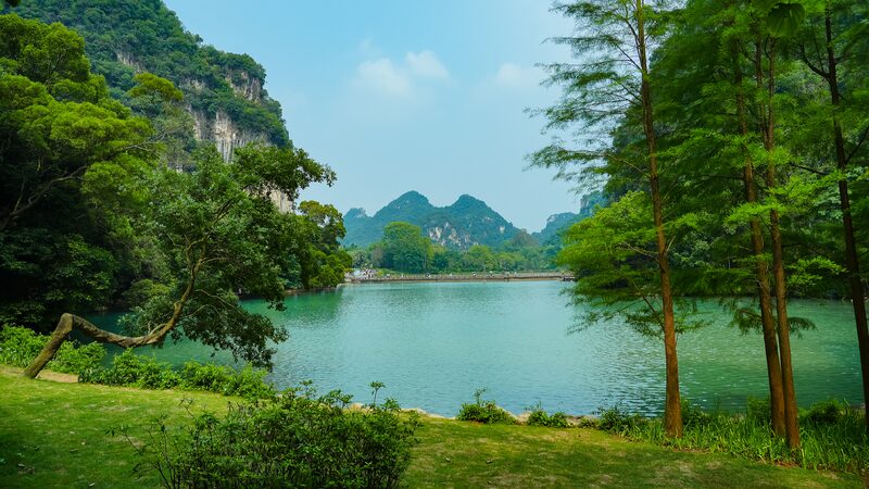 Live: Tranquil serenity in China's Liuzhou City – Longtan Park
