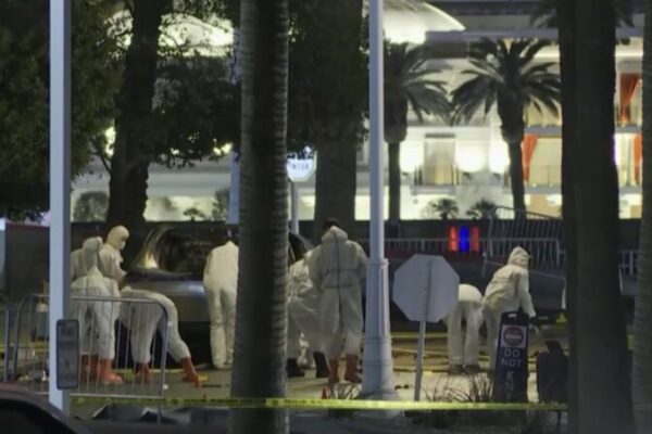The Amazing Tesla Cybertruck: A Peek into the Future! Live: View from outside Trump Hotel where Tesla Cybertruck exploded video poster