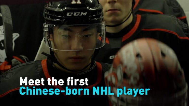 Meet the first Chinese-born NHL player video poster