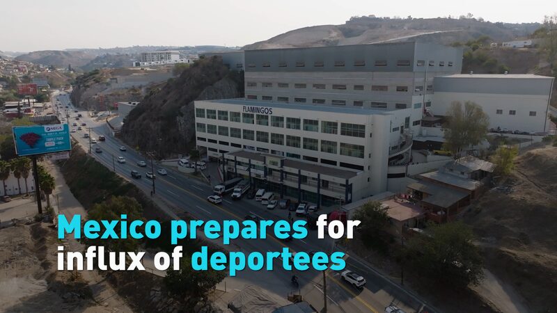 Mexico prepares for influx of deportees video poster