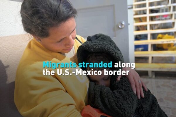 Migrants Stranded at the U.S.-Mexico Border Migrants stranded along the U.S.-Mexico border video poster
