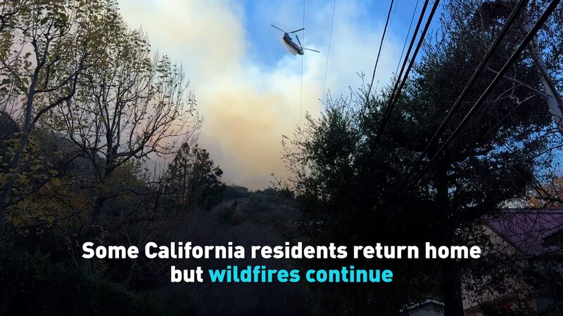 Some_California_residents_return_home_but_wildfires_continue_poster - My Global News: Young Voices Some California residents return home but wildfires continue video poster
