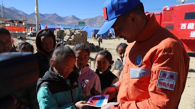 Tibetan Buddhist Panchen Rinpoche prays for quake-hit areas in Xizang