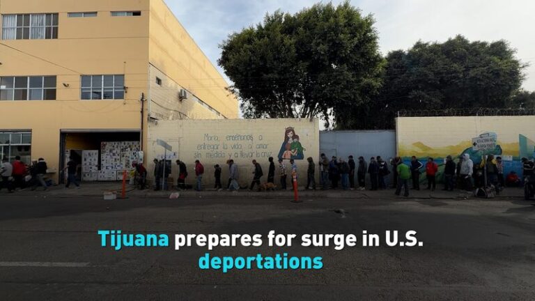 Tijuana prepares for surge in U.S. deportations video poster