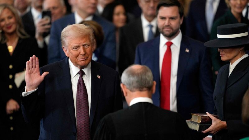 Trump sworn in as 47th U.S. president