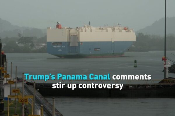 The Amazing Panama Canal: How Ships Cross Between Oceans! π’ Trump's comments on Panama Canal continues to stir up controversy video poster
