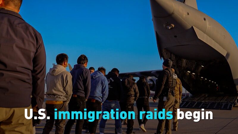 U.S. immigration raids begin video poster