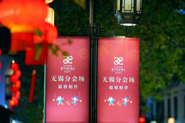 Wuxi's festive streets herald the Spring Festival Gala