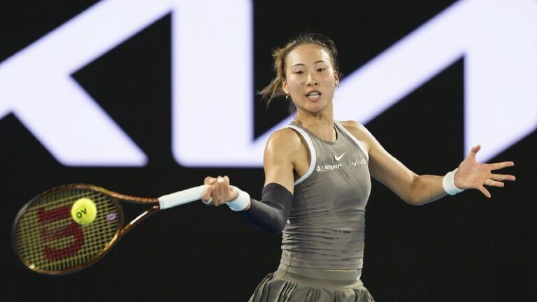 Zheng Qinwen begins Australian Open with victorious opener