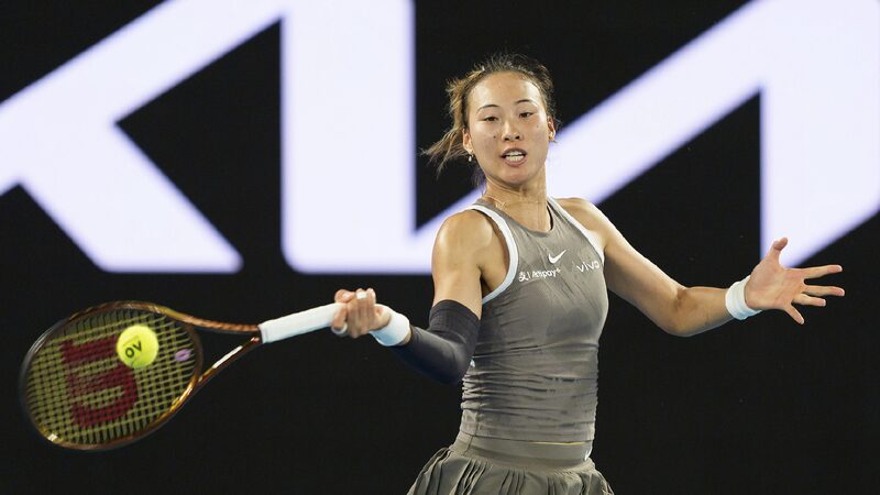 Zheng Qinwen begins Australian Open with victorious opener