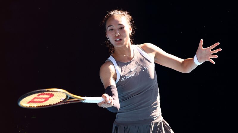 Zheng Qinwen defeats Elina Svitolina in charity exhibition match