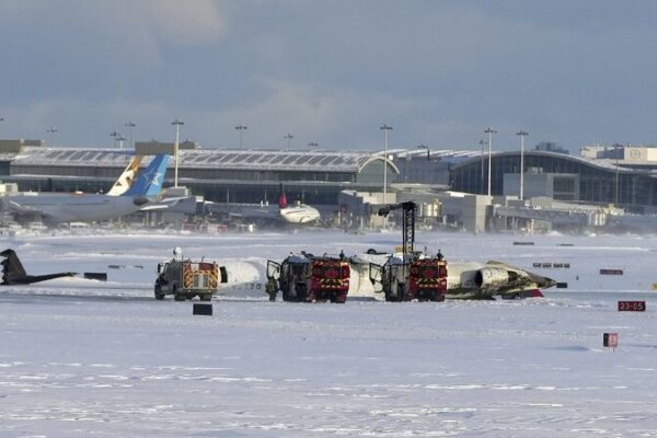 Scary Landing: Delta Plane Flips in Toronto, 17 People Hurt 17 injured as Delta plane flips on landing at Toronto airport