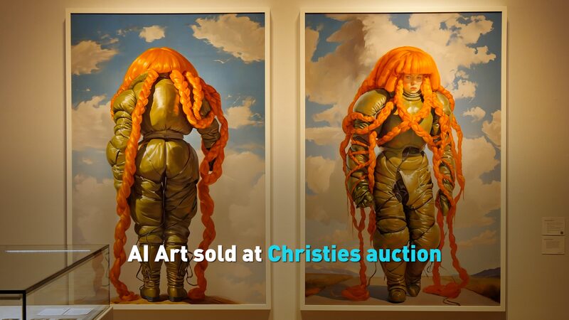 AI Art sold at Christies auction video poster