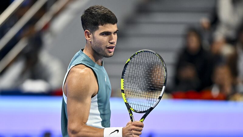 Alcaraz beats Cilic in windswept opening round match at ATP Qatar Open