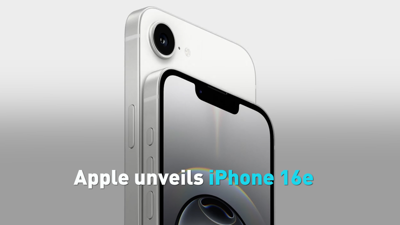 Apple unveils iPhone 16e video poster
