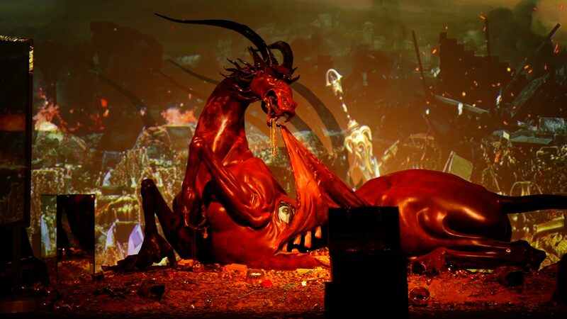 Artist reimagines ancient Chinese myths through sculpture and tech video poster