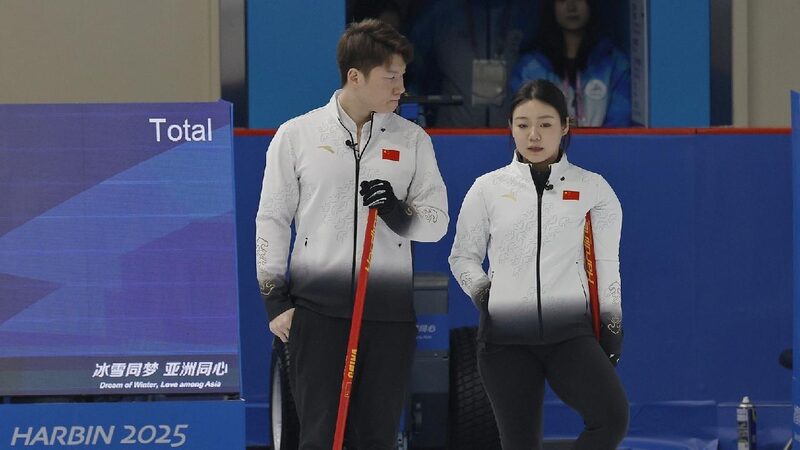 China wins first medal at Asian Winter Games in curling mixed doubles