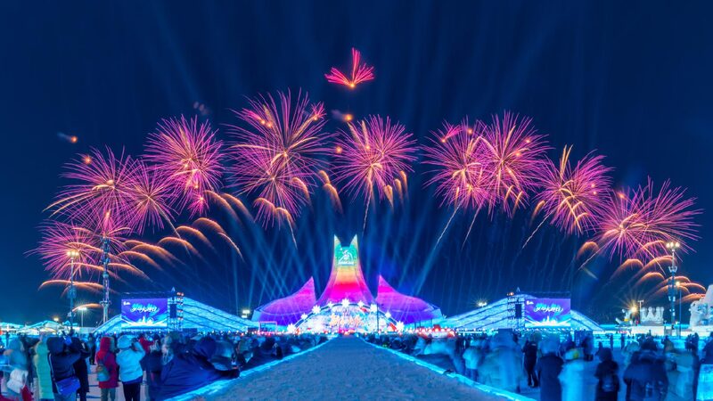 Dazzling_fireworks_light_up_a_dream_of_snow_and_ice_in_Harbin - My Global News: Young Voices Dazzling fireworks light up a dream of snow and ice in Harbin