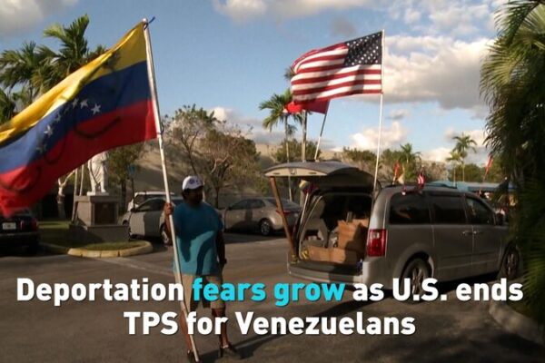 Understanding Temporary Protected Status: What It Means for Venezuelan Families Deportation fears grow as U.S. ends TPS for Venezuelans video poster
