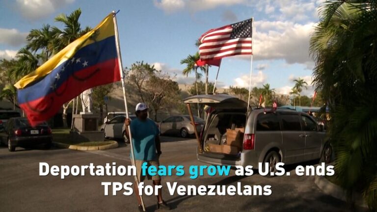Deportation fears grow as U.S. ends TPS for Venezuelans video poster