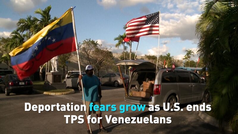 Deportation fears grow as U.S. ends TPS for Venezuelans video poster