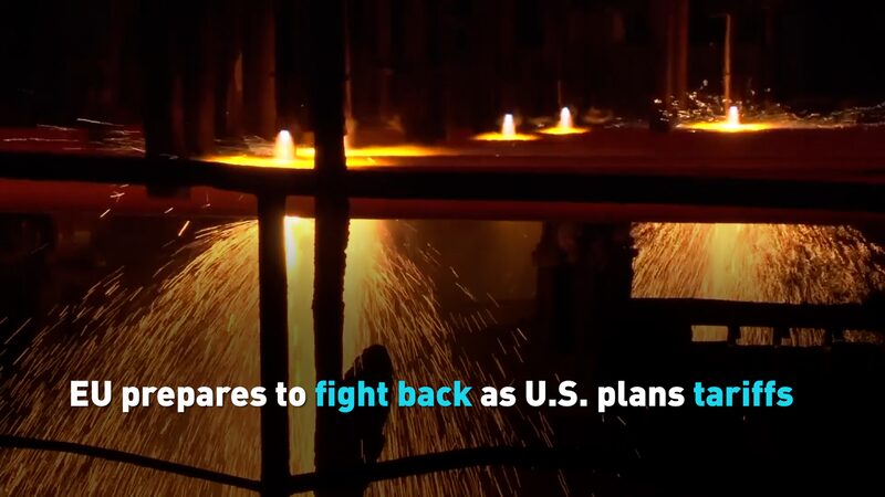 EU prepares to fight back as U.S. plans tariffs video poster