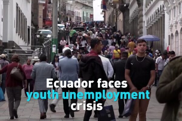8 out of 10 Young Ecuadorians Can’t Find Formal Jobs Ecuador faces youth unemployment crisis video poster