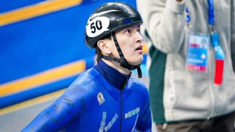 Exclusive: speed skater Azhgaliyev shares insights into silver success video poster