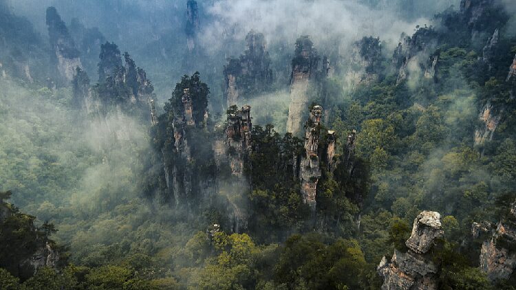 Live: Explore China's Avatar Hallelujah Mountains in Zhangjiajie
