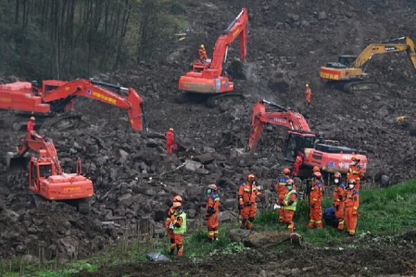Live: Rescue efforts underway after landslide in SW China