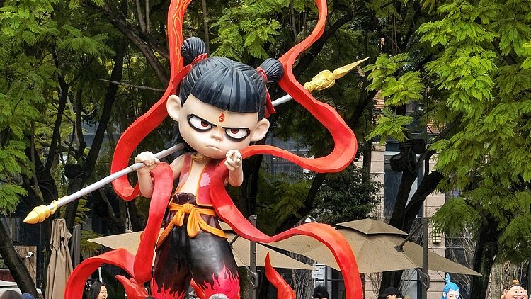 'Ne Zha' shows up in Chengdu