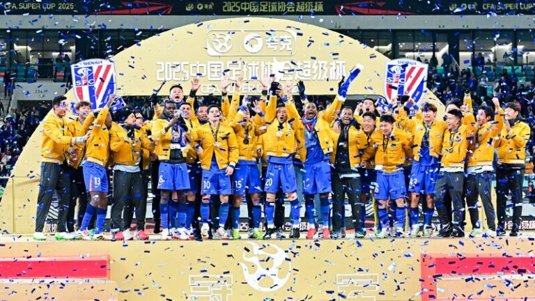 Shenhua defeat Port to win Shanghai Derby edition of Chinese Super Cup